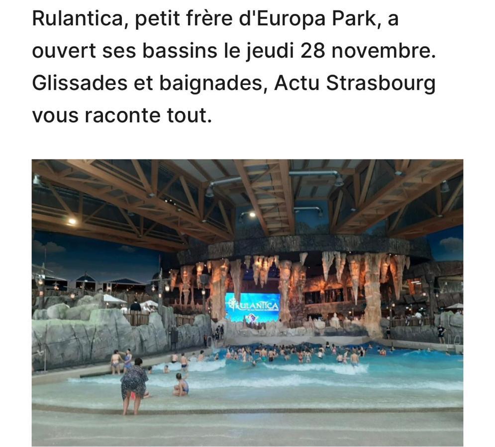 Location Mh Situee A 15 Mn D Europa Park Et Rulantika Leilighet Boofzheim Eksteriør bilde